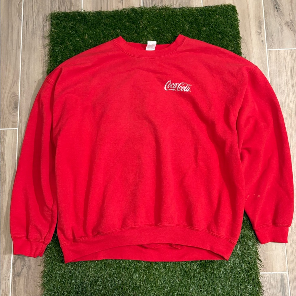 Gildan Red Men's Crewneck Sweater